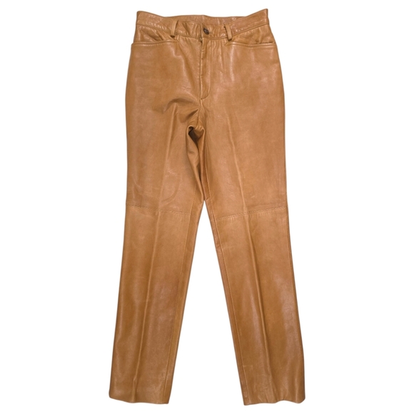 VINTAGE POLO SPORT LEATHER PANTS - Picture 1 of 11